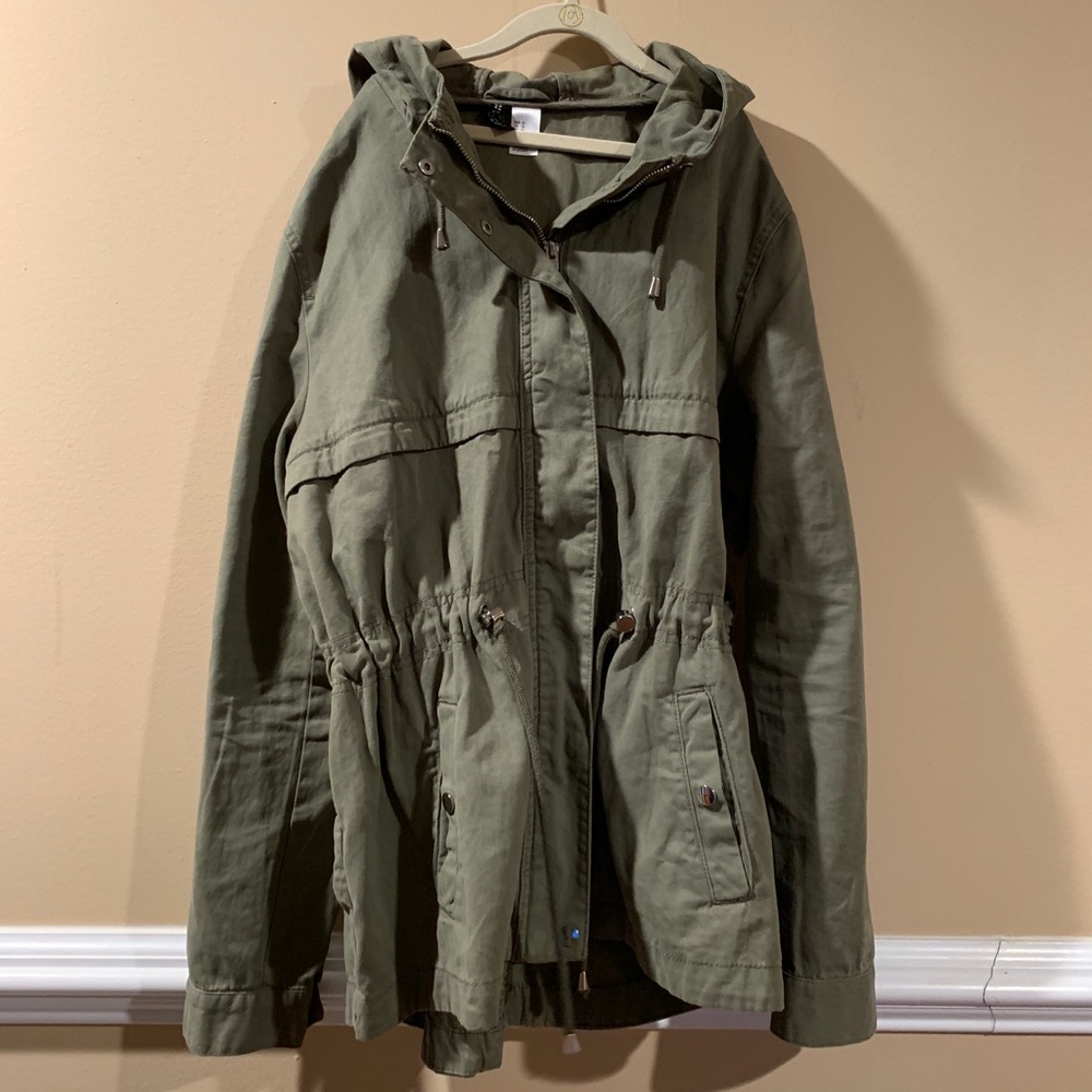 Army green jacket